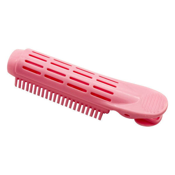 Natural Plastic Hair Root Fluffy Clip Bang Curly Hair Styling Clip (Pink)