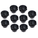 10Pcs New Black RV Marine Yacht RV Round Air Vent Grill