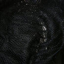 Women Silky Black Straight Bobo Hairstyle Middle Parted Wig Hairpiece