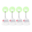 700 Pcs/100 Groups Fishing Bobber Stopper 7 In 1 Transparent Rubber Cylindr R7Z6