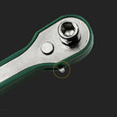 1pcs 1/4 Yellow-Green Ratchet Wrench Screwdriver Rod Quick Socket Wrench Tool