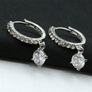 1 pair of stainless steel hoop earrings ladies unisex hoop earrings