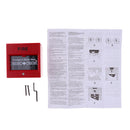 Emergency Door Release Fire Alarm Home Security Glass Break Alarm Button Red