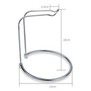 Stable Fishing Reel Display Stand Stainless Steel Rack 15x18cm Bracket
