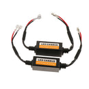 2x H1 H3 LED Headlight Canbus Error Free Decoder Anti Flicker Flash Resistor