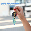 3pcs Full Special Shaped Diamond Painting DIY Peacock Keychain Bag Pendant