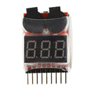 1-8S Lipo LiMn Battery Tester Low Voltage Buzzer Alarm