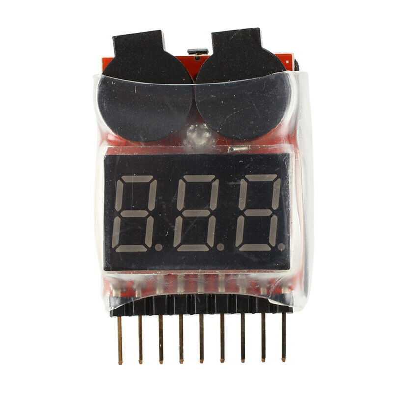1-8S Lipo LiMn Battery Tester Low Voltage Buzzer Alarm