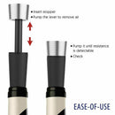 Vacuum Wine Bottle Cap, Reusable Wine Stopper Wine Pump Bottle Stopper for