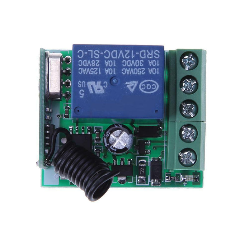 Wireless Remote Control DC12V 1 Channel Relay Remote Switch A