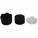 Round Plastic Single Watch Box with Sponge Cushion black I2F1