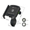 Stable Motorcycle Handlebar Phone Holder+QC3.0 Smart Quick Charger Black