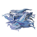 30pcs/box Whale Fish paper bookmark stationery book holder message c 3C