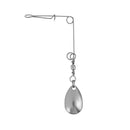 Blades Smooth Spoons Rigs Spinners Spinnerbait Fishing Lures Steel