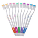 10pcs/pack Professional Soft Toothbrushes Mouth Clean Nano Oral Care Brush A