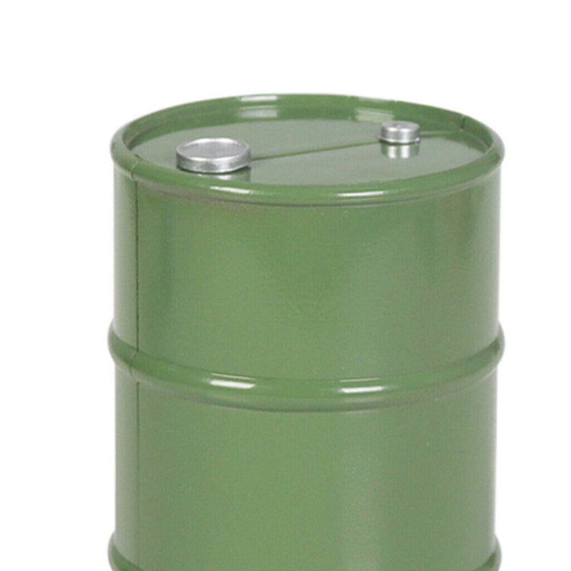 Oil Drum for 1/10 SCX10 90047 CC01 D90 D110 TF2 Traxxas TRX4 KM4 Green
