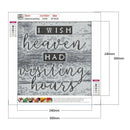 5D DIY Full Drill Diamond Painting Letter Embroidery Mosaic Kit (JH058)