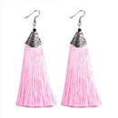8Pcs Mixed Color Silky Tassels for Crafts Cardmaking Bookmarks Earrings 3.3"