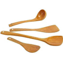 Wooden Long Cooking Rice Spatula Scoop Non-stick Hand Wok Shovel Kitchen To T0Z1