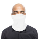 Outdoor Sports Face Tube Bandana Cycling Headband with Filter Slot (White)