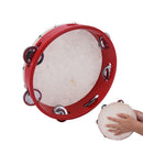8" Musical Tambourine Tamborine Drum Round Percussion Gift for KTV Party M&O