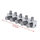 Airbrush Air Hose Splitter Accessories With Regulated Metering & 1/4 Inch B