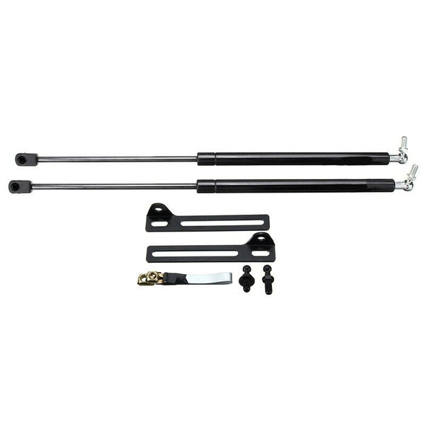 1Pair Car Front Engine Hood Lift Supports Props Rod Arm Gas Springs Shocks  B7C9