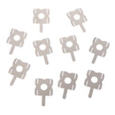 10Pcs 4S 18650 Pack Replace Spot Weldable U-Shaped Welding Nickel SS Nw