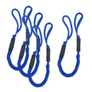 4x Bungee Stretching Dock Line 4' Mooring Rope for Boat Pontoon Kayaks