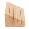 Wooden Playing Card Holder/Stand/Rack/Base 4 Slots, Natural Finish,Hand Free