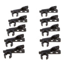 10Pack Mini Microphone Holder Lapel Tie Clip Hook for 12mm Dia Lavalier Mic