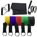 11pcs Resistance Bands Set Pull Rope Home Gym Equipment Fitness Yoga Exercise