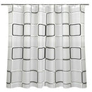 Waterproof Shower Curtain With 12 Hooks For Bathroom Toilet T3M9