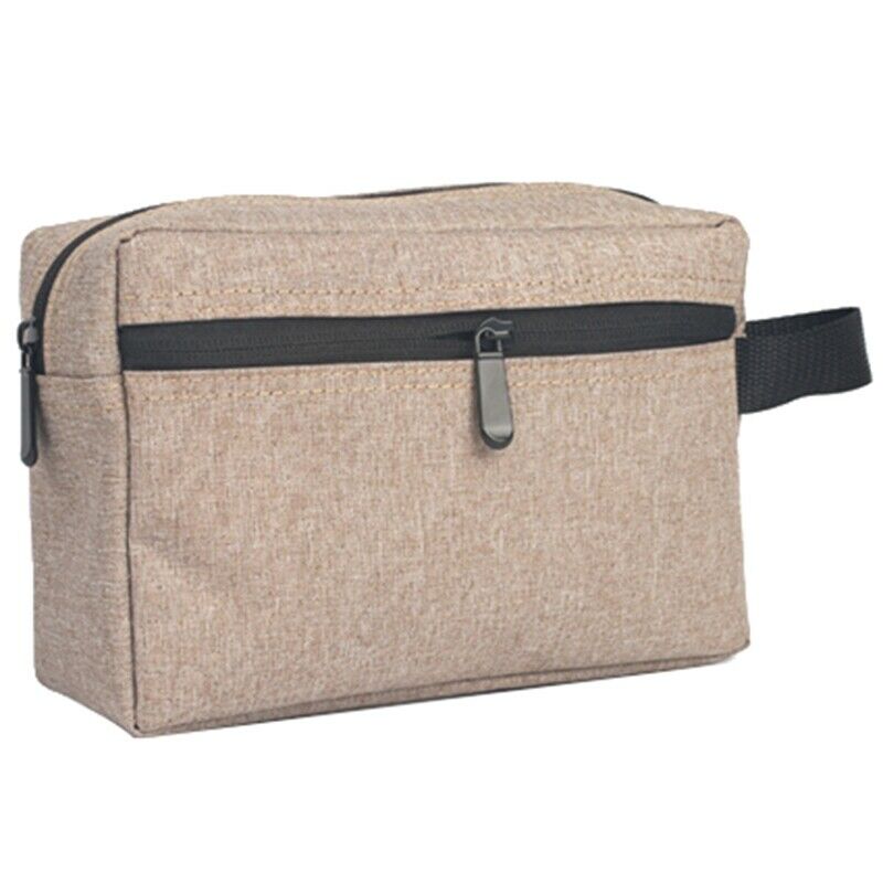 Brown 1 Pc Travel Men Wash Bag Waterproof Makeup Bag Toiletry Wash Kit Stor L1U9