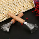 2pcs Dirt Remover Travel Salon Portable Rake Cleaning Tool Hair Brush Cleaner