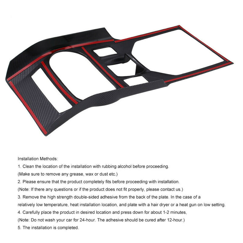 Decorative Interior Gear Shift Panel Cover Trim fits Subaru XV High Quality