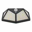 2pcs 100LED Solar Motion Sensor Wall Light Waterproof Garden Security Lamp A