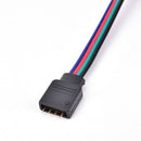 10PCS 10mm 4 Pin Male Female PCB Connector Cable For RGB 5050 3528 LED Stri Nw