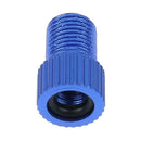 4pcs Presta to Shrader Bicycle Road Bike Valve Adapters Converters (Blue)