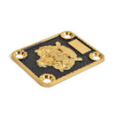 Practical Golden Zinc Alloy Tiger Pattern Neck Plate Gasket Set for Electric