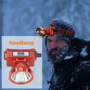80W 220V Headlamp Flashlights Outdoor Camping Hiking Emergency Night Lamp A
