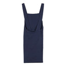 Soft Cotton Linen Apron with Double Front Large Size Pockets Solid Color Ha