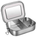 Stainless Steel Bento Box Lunch Container,3-Compartment Bento Lunch Box for