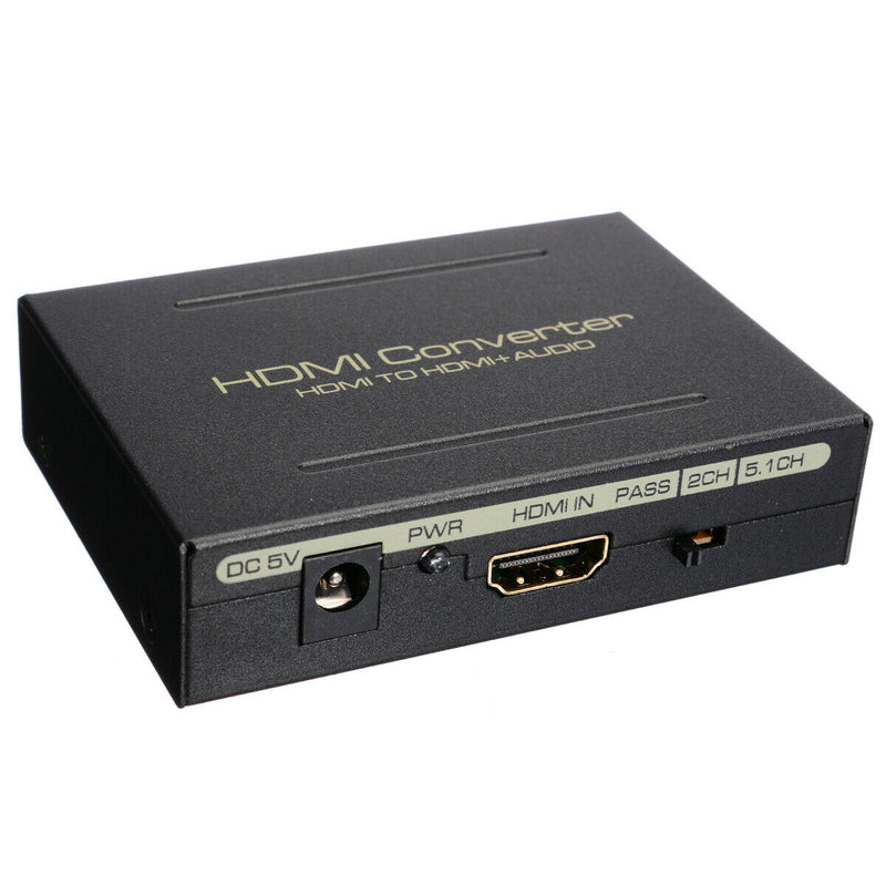 1080P HDMI To HDMI Audio Splitter & Optical SPDIF RCA Analog Extractor Converter