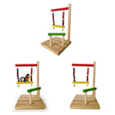 3PCS Bird Perch Stand Parrot Stand Parrots Platform Ladders Exercise Playstand