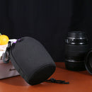 Neoprene Camera Lens Pouch Drawstring Waterproof Shockproof Soft Bag (M) A