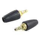 Rotating Spray Turbo Nozzle For High Pressure Power Washers, 1/4 Inch Quick