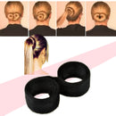 Fashion Women DIY Hair Styling Donut Former Foam French Twist Magic Bun Maker .