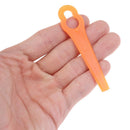 50pcs Plastic Hay Mower Blades For Easy Trim Grass Trimmer Garden Tim Nw