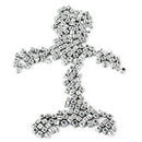200PCS DIY Alphabet Letter Acrylic Cube Spacer Loose Beads Jewelry Making
